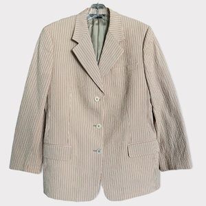 Paul Stewart Rainbow Seersucker Blazer